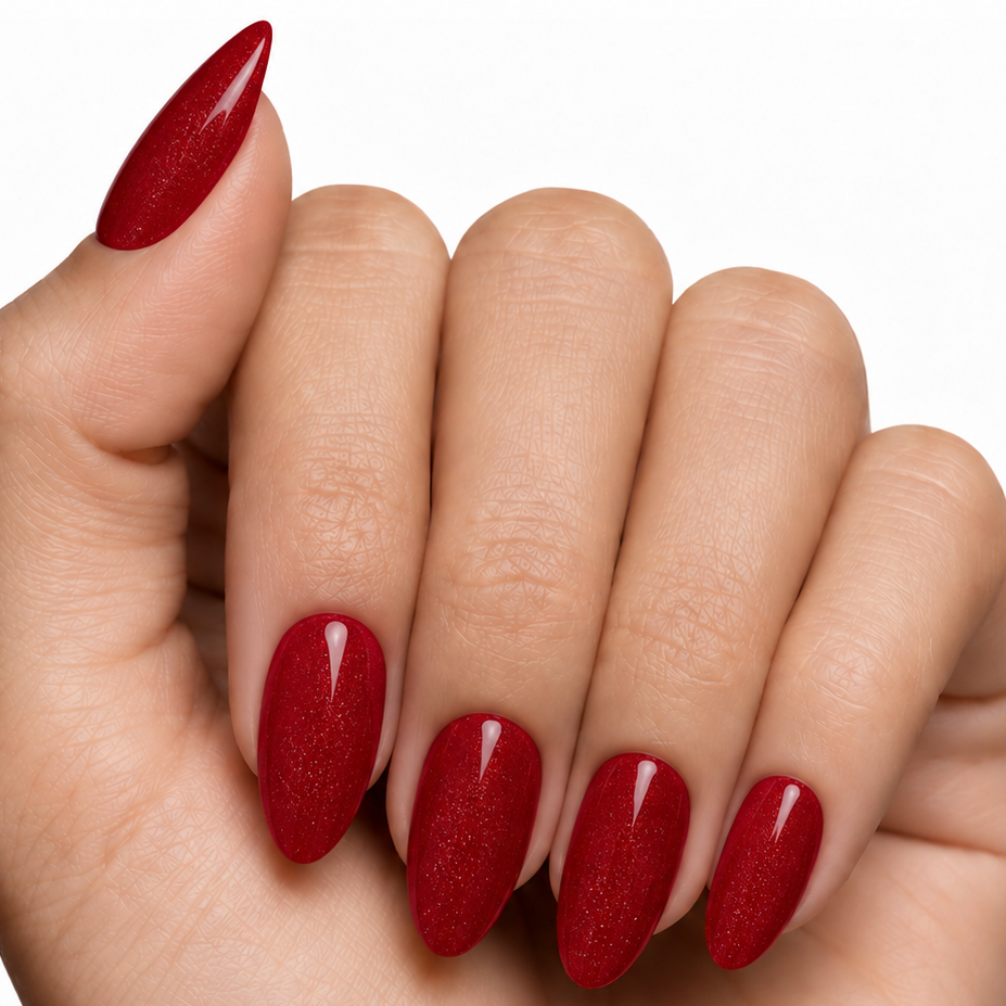 GLITZY RED