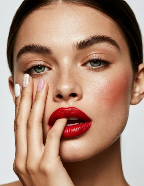 PINK WHITE BEIGE MIXED