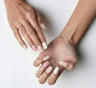 PINK WHITE BEIGE MIXED